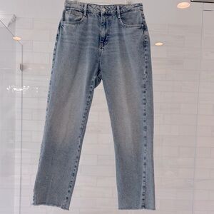 Zara Light Blue High-Rise Denim Jeans